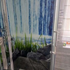 Panele szklane łazienka